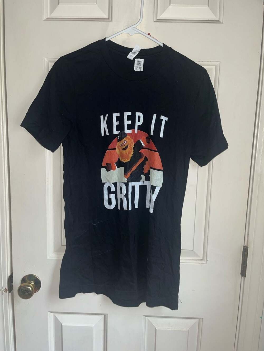 Philadelphia Flyers Gritty "Keep It Gritty" Graphic T-Shirt Black Size M